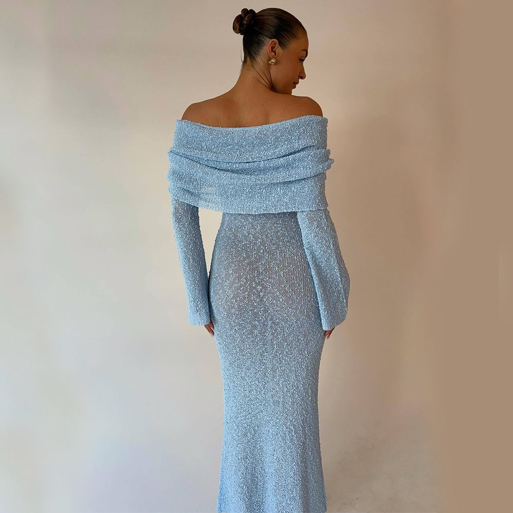 Cindy off the Shoulder Knitted Dress